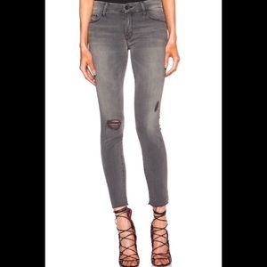 MOTHER Denim - The Looker Ankle Fray